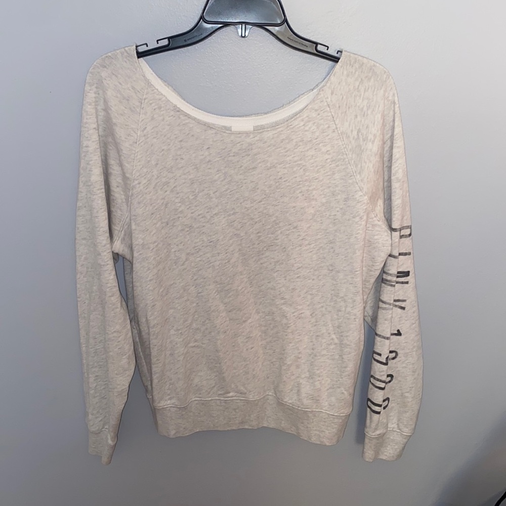 PINK off the shoulder shirt